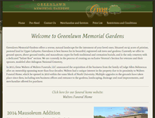 Tablet Screenshot of greenlawnlafayette.com